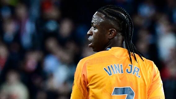 Vinícius Júnior, delantero del Real Madrid, fue expulsado en el partido contra Valencia, por La Liga de España Vinícius Júnior, delantero del Real Madrid, fue expulsado en el partido contra Valencia, por La Liga de España