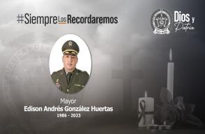 Ofrecen $200 millones por asesinos del mayor Edison Andrés González en El Tarra