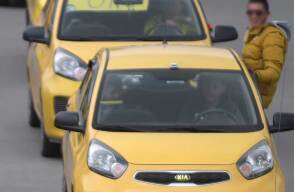 334853_BLU Radio // Taxistas // Foto: AFP