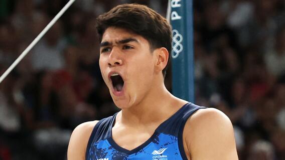 Ángel Barajas, gimnasta colombiano, ganó medalla en los Juegos Olímpicos de París 2024 Ángel Barajas, gimnasta colombiano, ganó medalla en los Juegos Olímpicos de París 2024