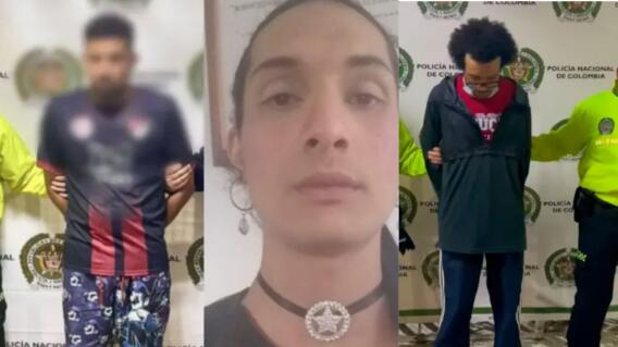 Sara Millerey y dos capturados por su caso en Bello, Antioquia