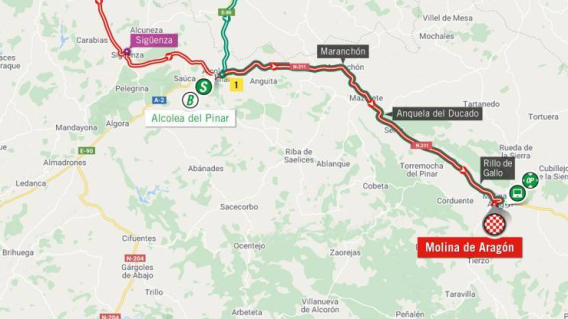 Así será la etapa 4 de la Vuelta a España 2021. 