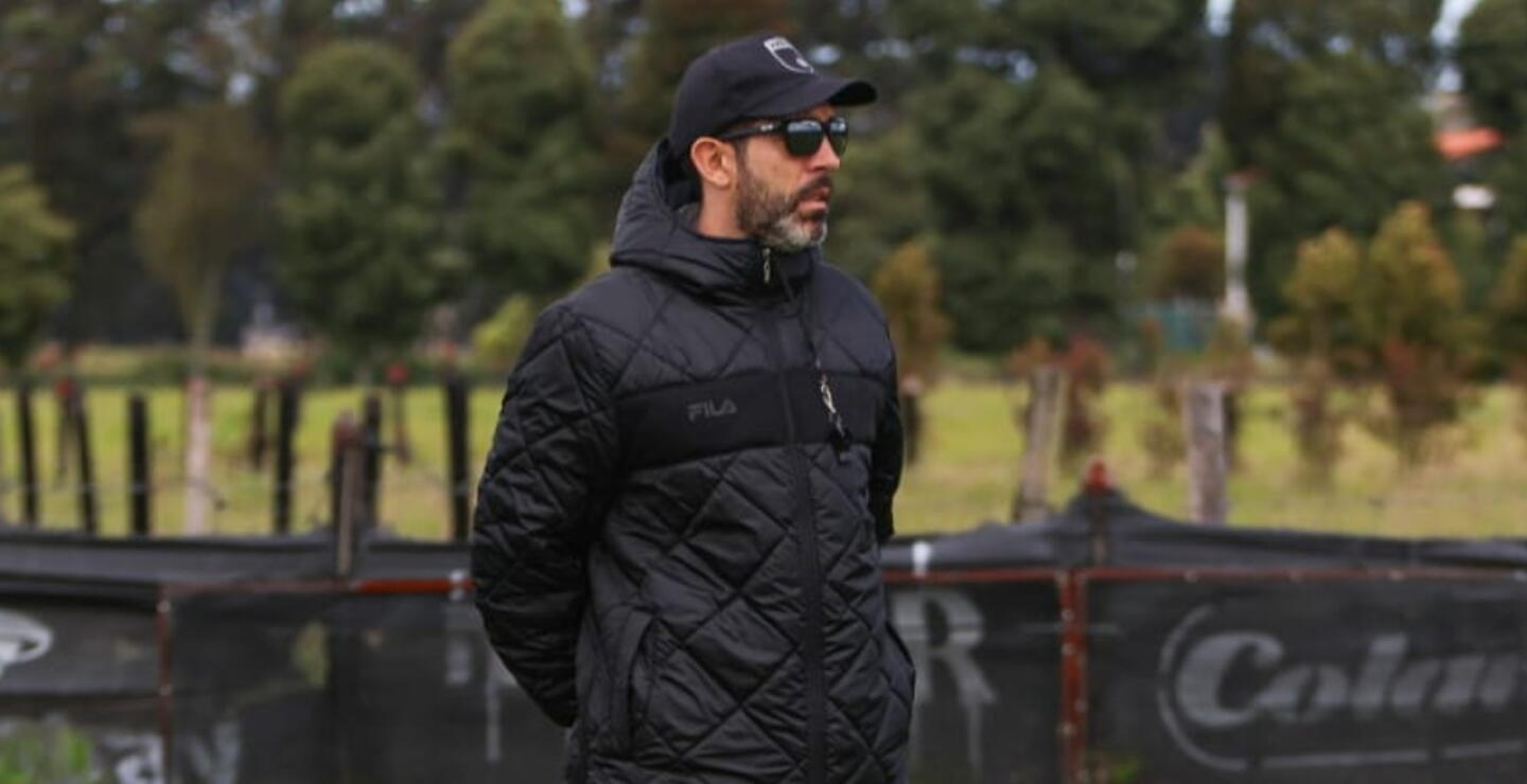 Jorge Bava, director técnico de Santa Fe. 
