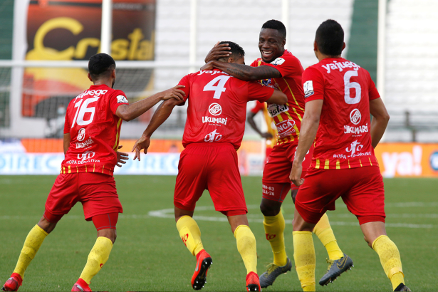Jugadores del Deportivo Pereira. Colprensa.png