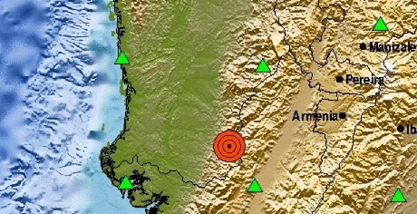 Temblor en Colombia hoy, de 3,5, sacudió el departamento del Chocó