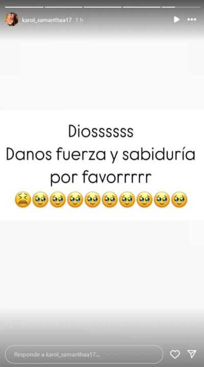Epa Colombia capturada: Karol Samantha da sus primeras palabras Epa Colombia capturada: Karol Samantha da sus primeras palabras