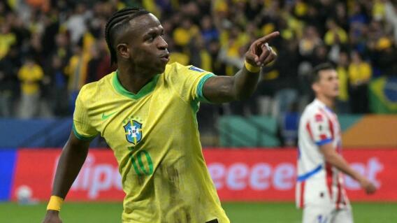 Vinícius Júnior no fue convocado por Brasil para las dos últimas jornadas de las Eliminatorias. 