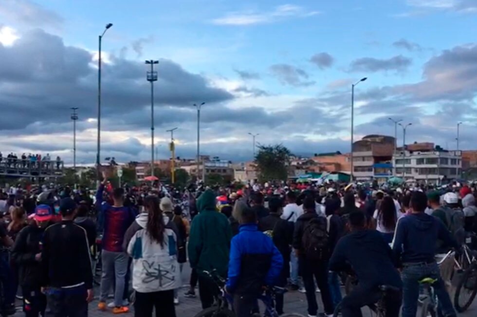 Protestas en Bogotá