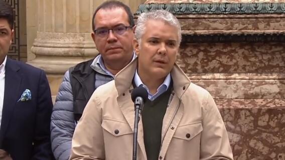 Declaraciones del presidente Iván Duque tras vota en esta elecciones presidenciales. Declaraciones del presidente Iván Duque tras vota en esta elecciones presidenciales.