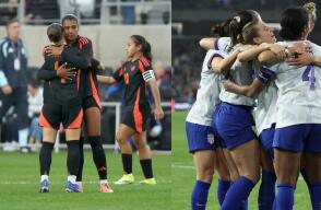 La Selección Colombia femenina y Estados Unidos se enfrentan por la SheBelieves Cup.