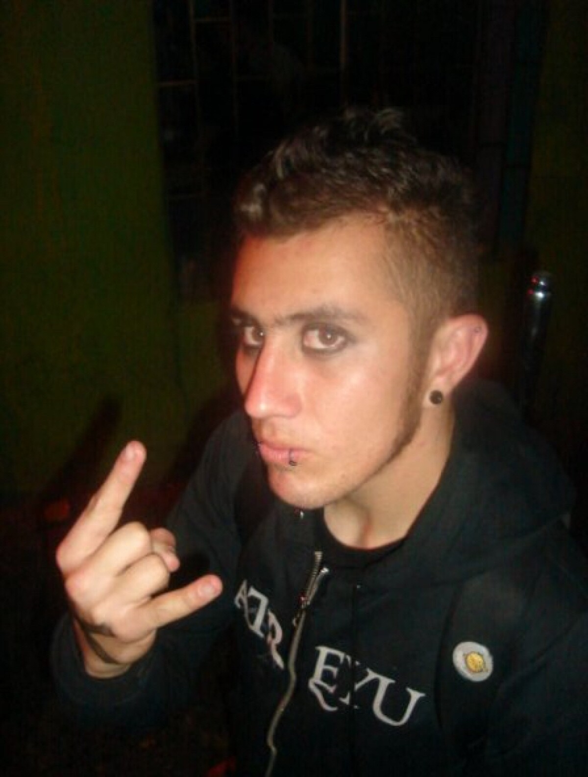 Andrés Orjuela en septiembre de 2006, un mes antes de Rock al Parque.
