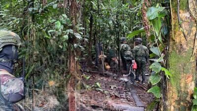 Descubren escuela de drones del ELN en Chocó: entrenaban a menores para lanzar explosivos Descubren escuela de drones del ELN en Chocó: entrenaban a menores para lanzar explosivos