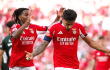 Richard Ríos en uno de los partidos con Benfica en la Liga de Portugal. 
