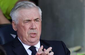 Carlo Ancelotti, DT del Real Madrid.