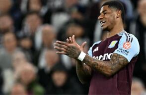 Marcus Rashford, delantero del Aston Villa.