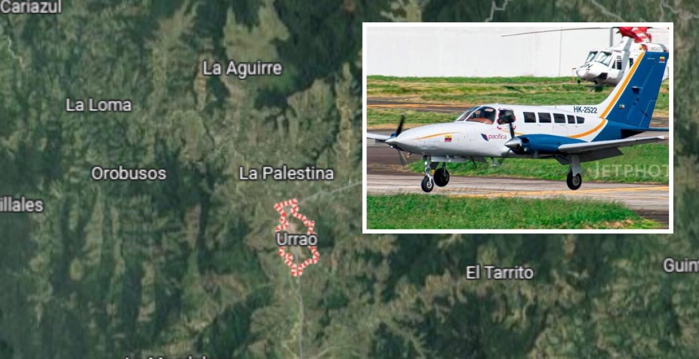 Avión desaparecido en el suroeste de Antioquia