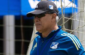Hernán Torres en su paso por Millonarios. 