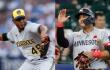 Julio Teheran y Donovan Solano, beisbolistas colombianos que juega en la MLB