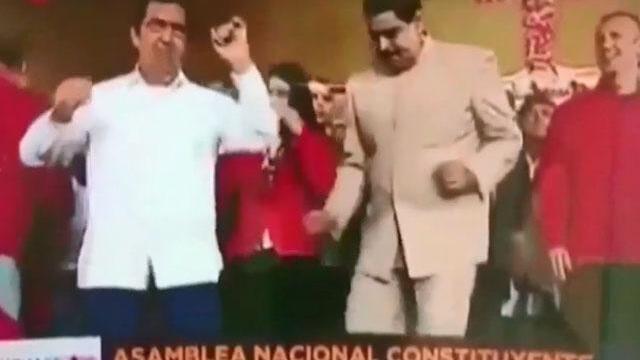 Maduro baila mientras reprimen protestas: la imagen que indigna a opositores en Venezuela