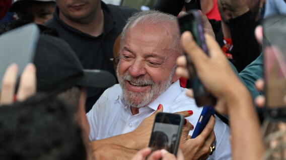 Presidente brasileño, Luiz Inácio Lula da Silva. 
