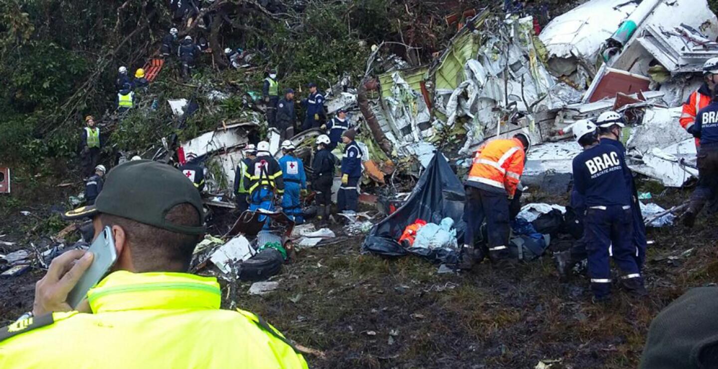 273973_Accidente Chapecoense: Foto: Policía Antioquia