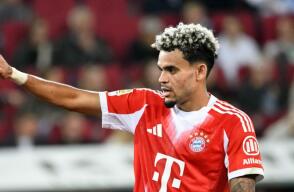 Luis Díaz, jugador colombiano que milita en el Bayern Múnich. 