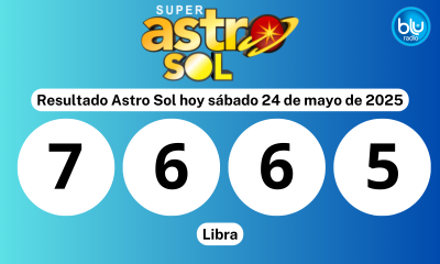 Resultado Astro Sol hoy sábado 24 de mayo de 2025 Resultado Astro Sol hoy sábado 24 de mayo de 2025