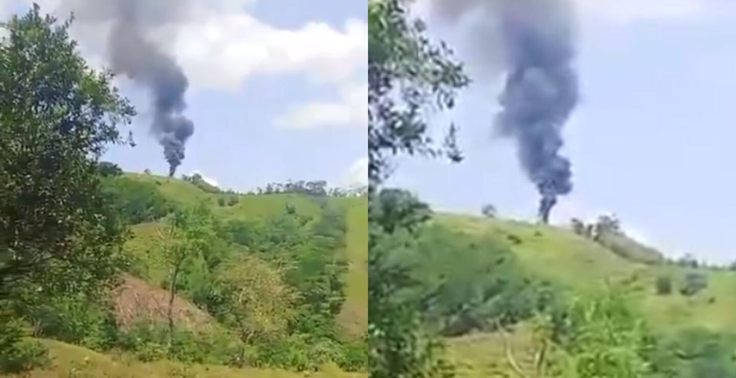 Derriban helicóptero de la Policía en Amalfi, Antioquia: hay 13 fallecidos