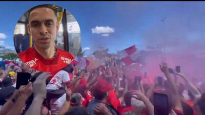 Rafael Santos Borré llega al inter de Porto Alegre