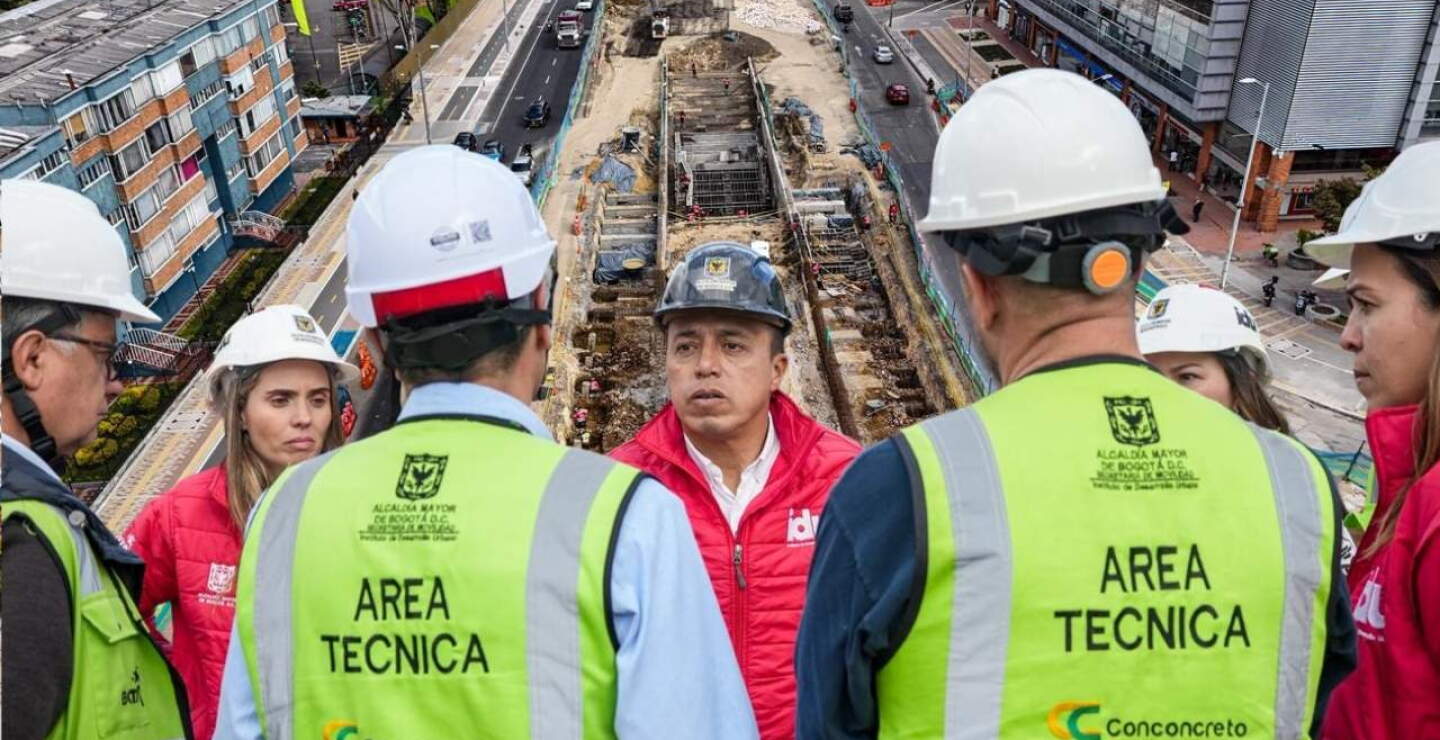 Obras del paso deprimido de la calle 100