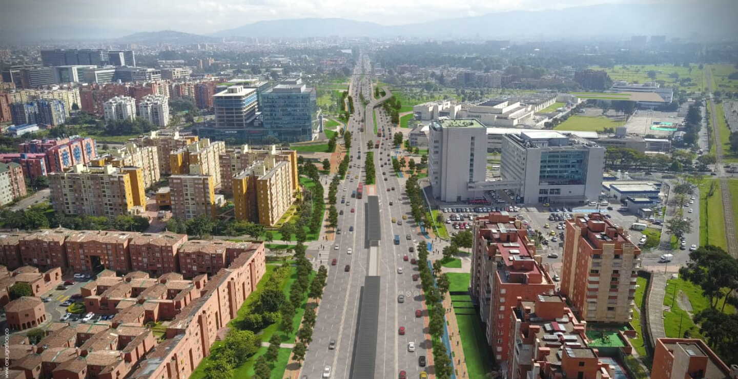 353485_BLU Radio. Construcción de TransMilenio por Avenida 68 // Foto: AFP