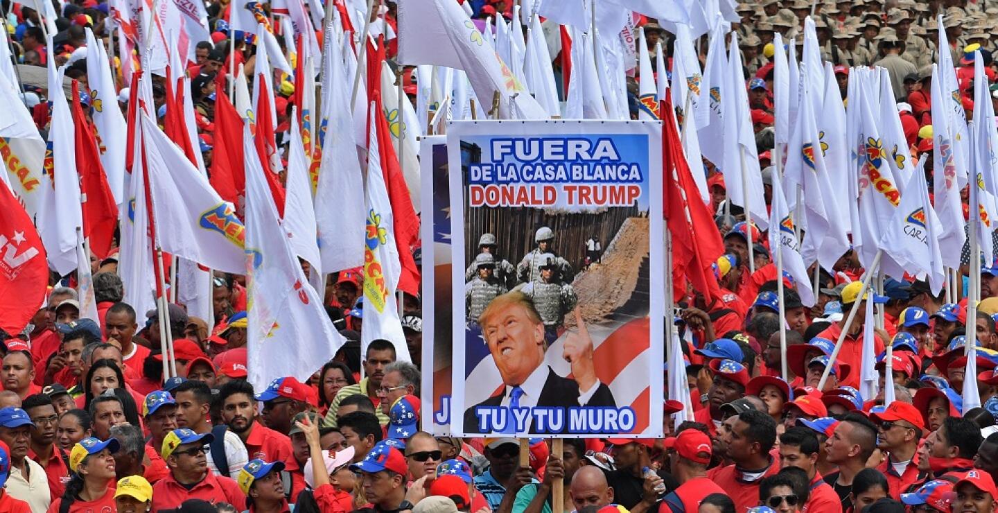 326501_BLU Radio, Marchas de opositores y chavistas en Venezuela / Foto: AFP