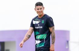 James Rodríguez, capitán y figura del León. 