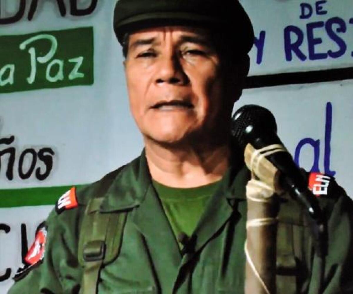 8223_BLU Radio, Alias 'Gabino', del ELN Foto: AFP
