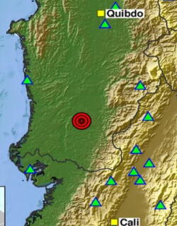 Temblor de magnitud 4,4 en Colombia: epicentro fue en Istmina, Chocó