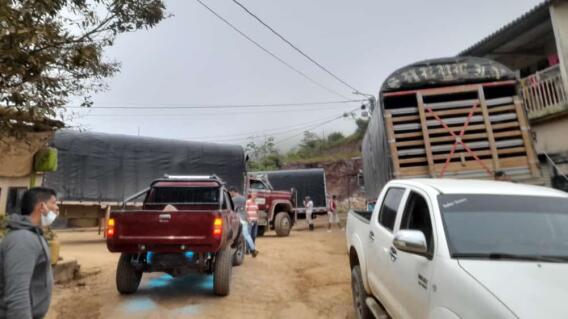 Bloqueos hacia el Catatumbo. Bloqueos hacia el Catatumbo.