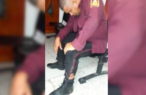 350357_BLU Radio// Vigilante atacado en Uniatlántico. Foto: Cortesía