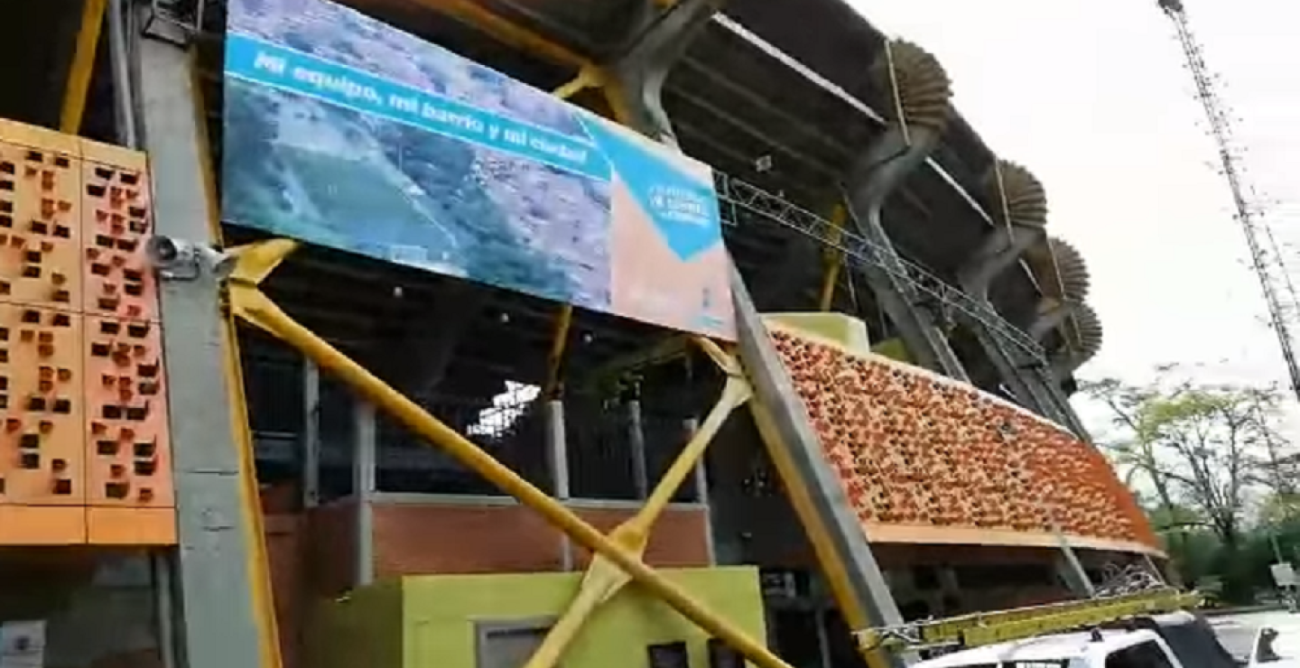 344376_BLU Radio. Pleito entre arrendatario y el Inder por locales del estadio / Foto: Captura de video