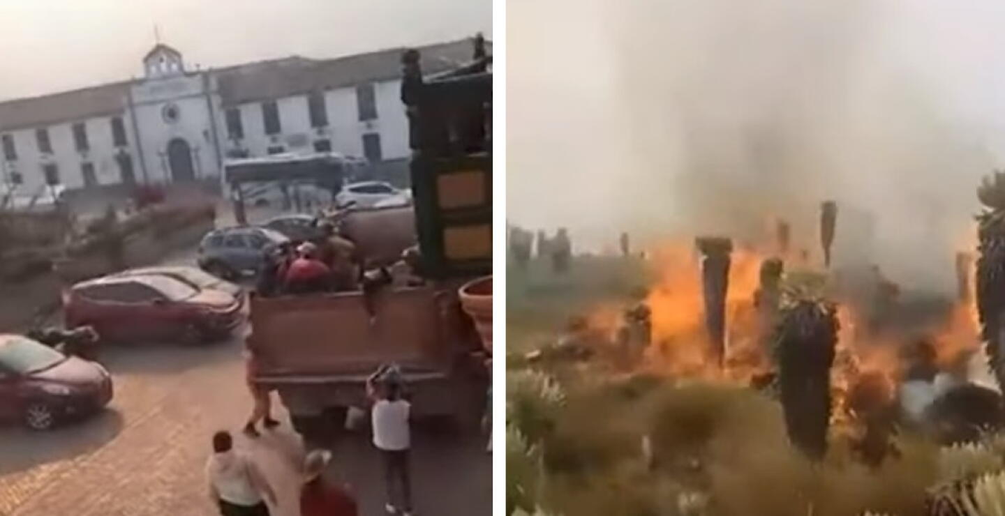 Incendios en Boyacá: alcalde de Monguí afirmó que la situación “se nos está saliendo de control"