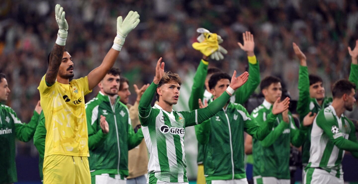 Betis se impuso al Feyenoord en la Champions League. 