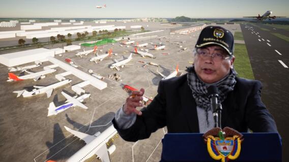 Presidente Petro dijo que busca cambiar administración de los aeropuertos "lo más rápido posible" Presidente Petro dijo que busca cambiar administración de los aeropuertos "lo más rápido posible"