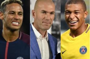 298480_BLU Radio. Neymar, Zidane y Mbappé // Foto: AFP