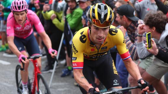 Primoz Roglic y Geraint Thomas, en la etapa reina del Giro de Italia 2023 Primoz Roglic y Geraint Thomas, en la etapa reina del Giro de Italia 2023