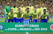 Selección Brasil en el partido contra Colombia por las Eliminatorias al Mundial 2026.