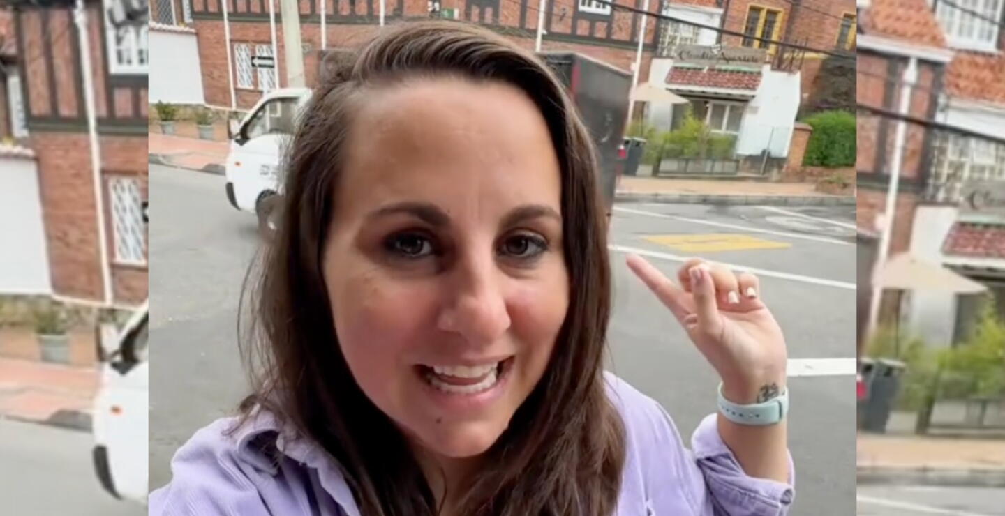 Turista estadounidense conoce por primera vez Bogotá y queda sorprendida 