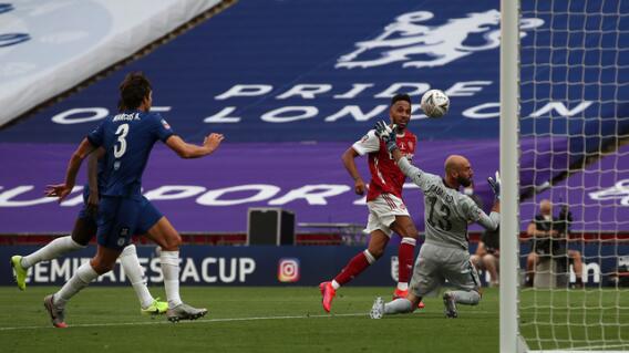 Aubameyang gol Chelsea Aubameyang gol Chelsea
