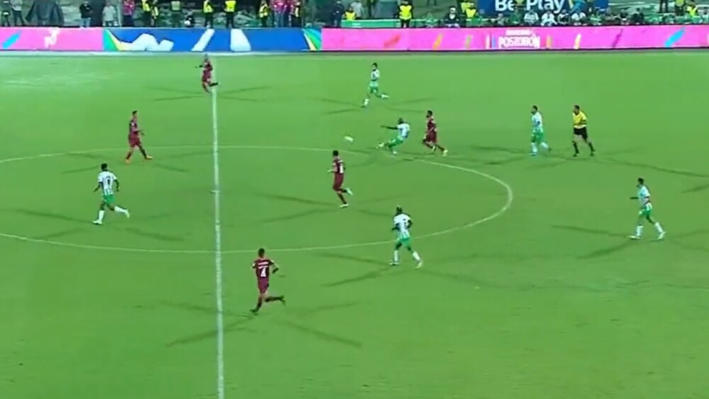 Video gol de Yerson Candelo contra Tolima desde antes de ...