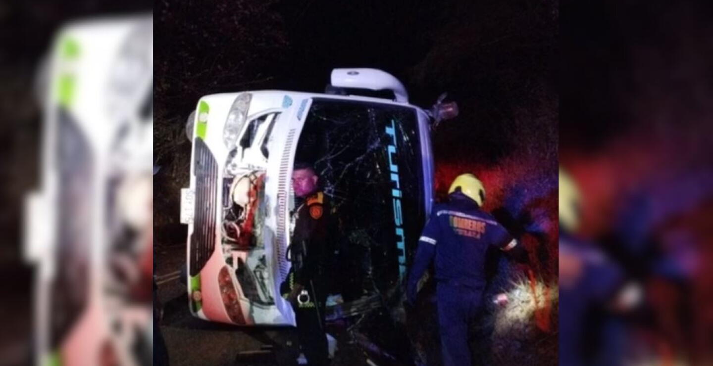 Accidente de bus con niños bailarines en Atlántico
