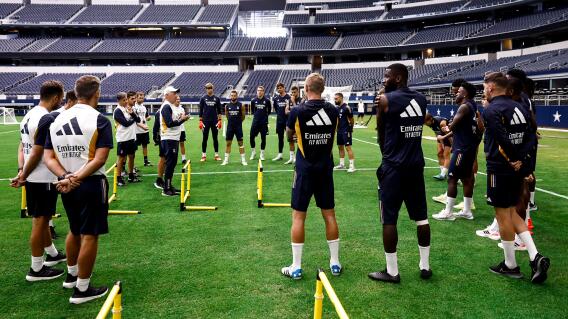 El Real Madrid vuelve al trabajo en Dallas con la mirada puesta en el Juventus El Real Madrid vuelve al trabajo en Dallas con la mirada puesta en el Juventus