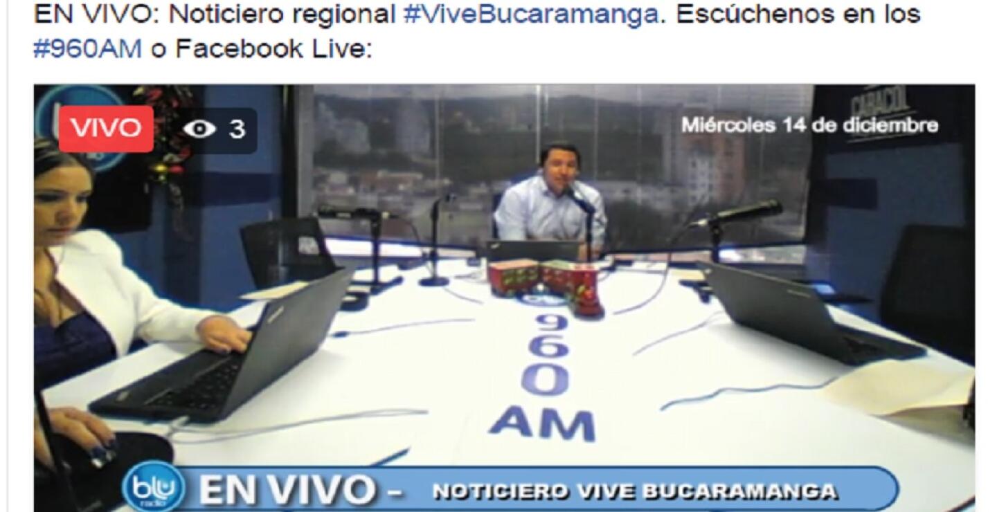 275015_Foto BLU Radio Bucaramanga
